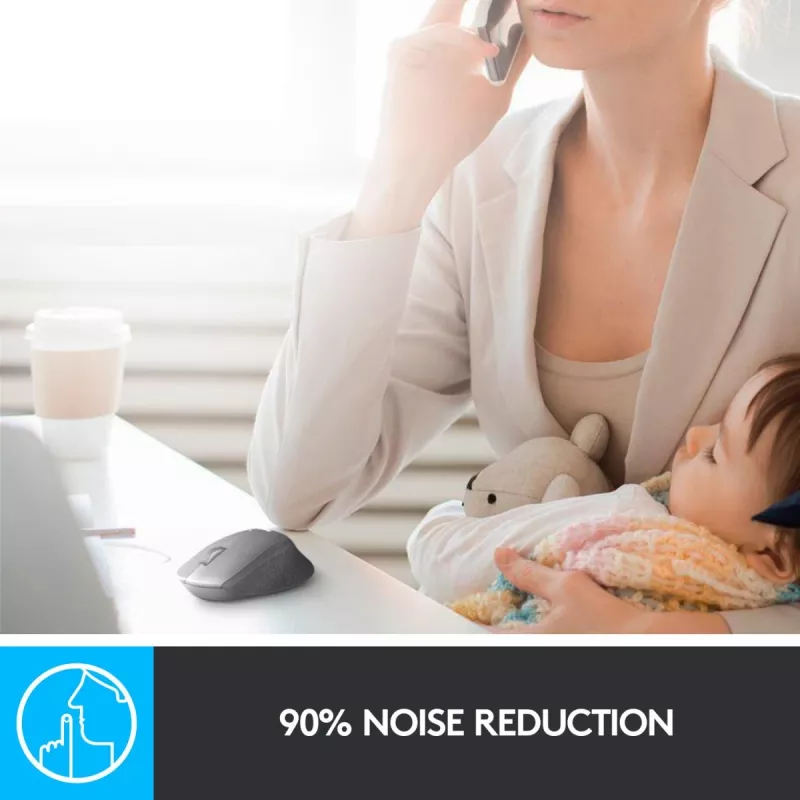 LOGITECH M330 Silent Plus rød