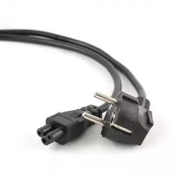 Gembird PC-186-ML12 netkabel, CEE 7/7 til C5, 1,8 m, VDE, sort