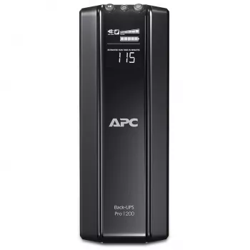 APC BR1200G-FR Power-Saving Back-UPS Pro 1200, Line-Interactive, 1200 VA, 720 W, 230V, 6x CEE 7/5 Outlets, LCD, USB, 45 dB