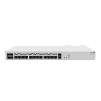 Wired router MikroTik CCR2116-12G-4S+ — 13x Gigabit RJ-45, 4x SFP+, 2000 MHz, DDR4, white