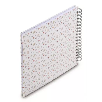 Hama 7739 Floral spiral-fotoalbum, 28x24 cm, 50 hvide sider