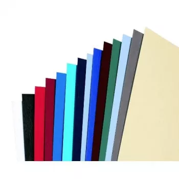 GBC Binding Cover A5 Leather Grain 250gsm, A5, Carton, Black, 100 pc(s)