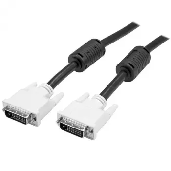 StarTech.com 3 m DVI-D Dual-Link-kabel – M/M, 3 m, DVI-D, DVI-D, han, han, sort, hvid