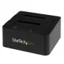 StarTech.com Dual-bay USB 3.0 / eSATA til SATA harddisk-dockingstation, USB-harddisk-dock, ekstern 2,5/3,5 inch SATA I/II/III SSD/HDD-dockingstation, hot-swap-harddiskbåse, top-loading