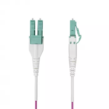 StarTech.com 30 m (100 ft) LC til LC (UPC) OM4 multimode-fiberkabel, lilla, 50/125 µm, 40G/100G, LOMMF/VCSEL, uniboot-fiberpatchkabel, OFNR-riser