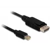DisplayPort-kabel DeLOCK 83479 Mini DisplayPort 5 m sort