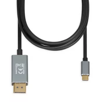 Videokabel-adapter IBOX ITVCDP4K USB Type-C til DisplayPort 1,8 m sort