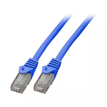 EFB RJ45 patchkabel Cat.5e U/UTP LSZH CCA AWG24/7 blå 25m