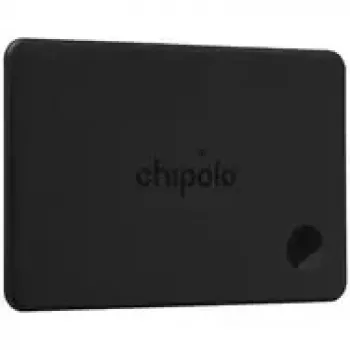 Chipolo CARD – Wireless Rechargeable Slim Bluetooth Tracker for iOS & Android, Charcoal