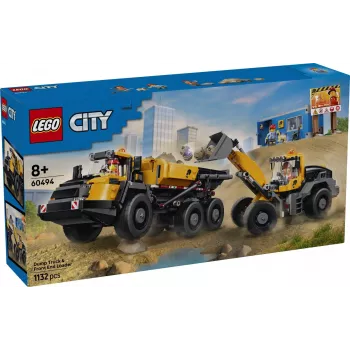 LEGO City 60494 Tipvogn & hjullæsser (1132 dele)