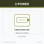 2-Power CBP3760A laptop-reservedel