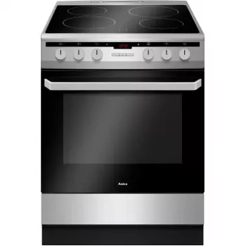 Amica 618CE3.333HTaQ (Xx) komfur, elkomfur, keramisk kogezone, 60 cm