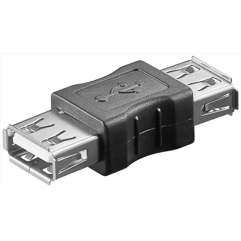 Microconnect USBAFAF kabeladapter USB A sort