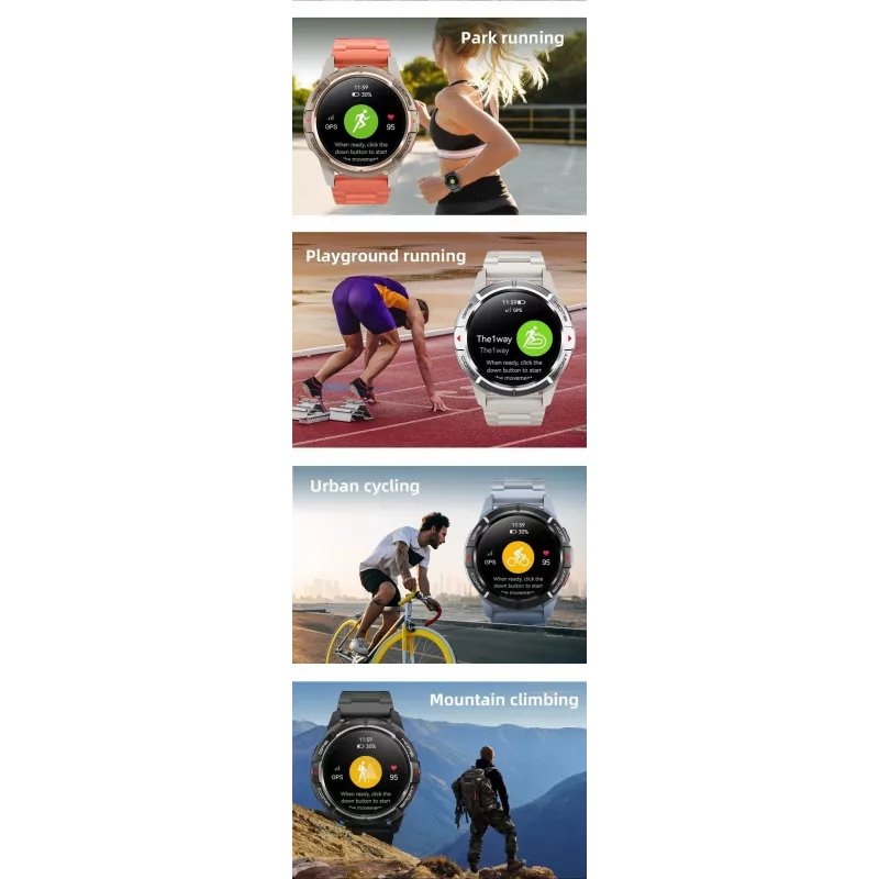 Smartwatch MiBro GS Active sølv