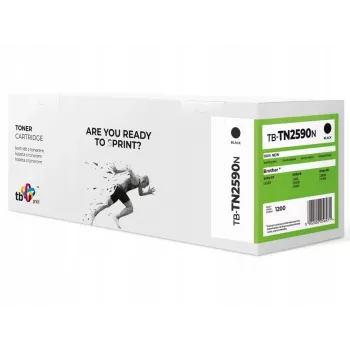 Toner til Brother TN2590 TB-TN2590N BK 100 % ny