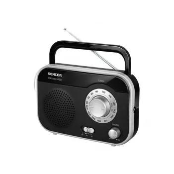 SENCOR radio SRD 210 BS, sort/sølv