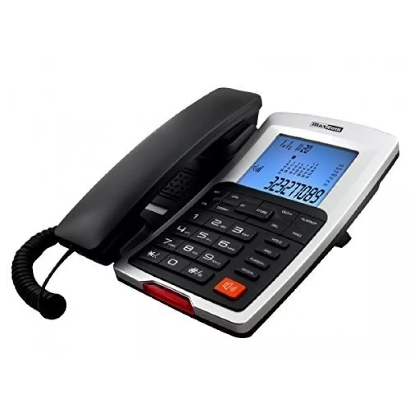 Maxcom bordtelefon, sort