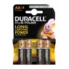 Duracell Basic AA/LR6 alkaline-batterier, 4 stk.