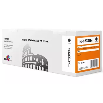 Toner OKI C332 TO-C332BN BK 100% ny 2000 sider sort