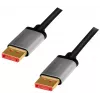 DisplayPort-kabel LogiLink CDA0105 2 m sort grå