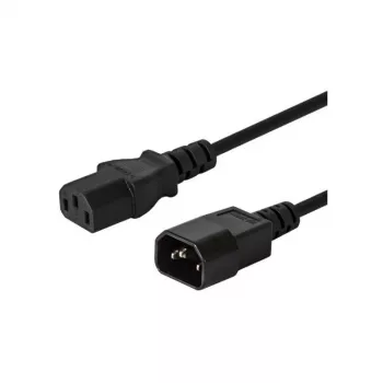 Kabel SAVIO CL-99 (C14 / IEC C14 / IEC 320 C14 M - C13 F; 1,2 m; sort)