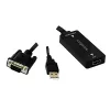 Videokabel-adapter LogiLink CV0060 sort