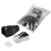 Trådforbindelse RJ45 LogiLink MP0022 sort transparent