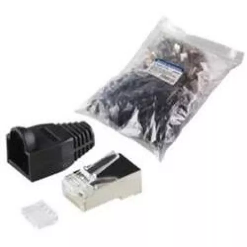 Trådforbindelse RJ45 LogiLink MP0022 sort transparent