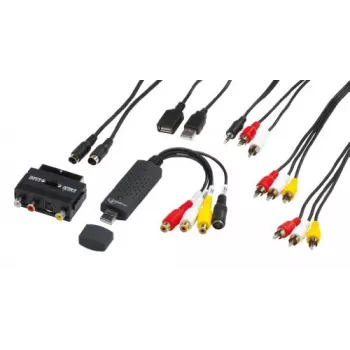 Gembird UVG-002 audio/video-grabber (composite video/stereo RCA/SCART-S-Video, USB 3.0)