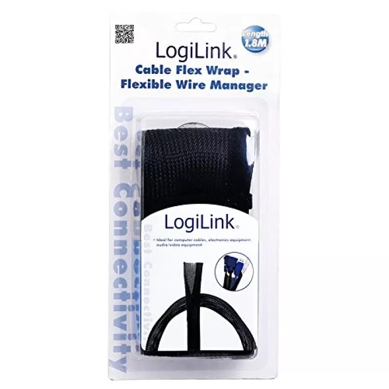 Kabelkappe LogiLink KAB0006 sort