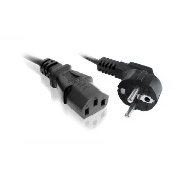 Netkabel SAVIO CL-146 — 3 m, IEC C13 til IEC type E, sort