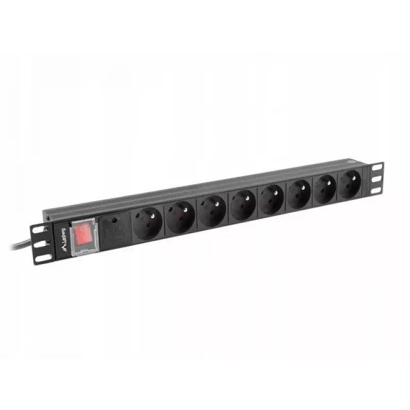 Stikdåse Lanberg PDU-08E-0200-BK