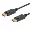 Savio CL-137 DisplayPort-kabel 3 m sort