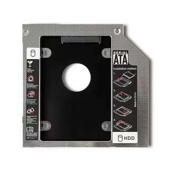 Laptop Second Drive Bay Caddy 2.5 HDD 12.7 Mm