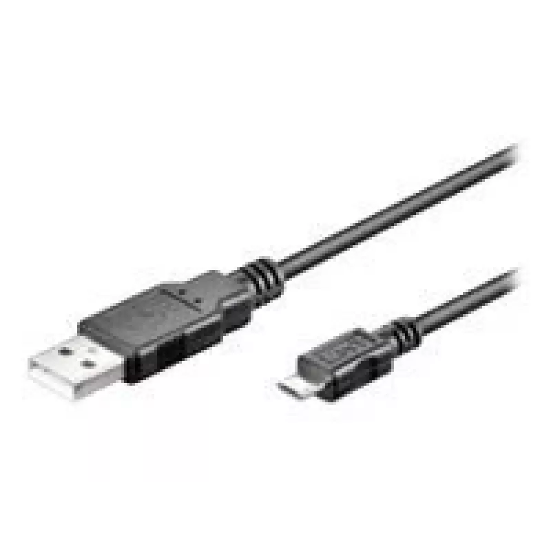 Wentronic 93918 mobiltelefonkabel sort