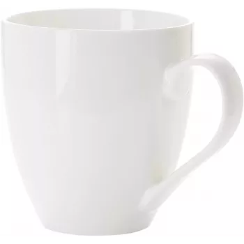 Ritzenhoff & Breker Gusto Jumbo kaffekrus, 0,6L, hvidt porcelæn, opvaskemaskinefast, 110mm - 6-pak (088762)