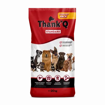 THANK'Q Standard skinke - tørfoder til hunde - 20 kg