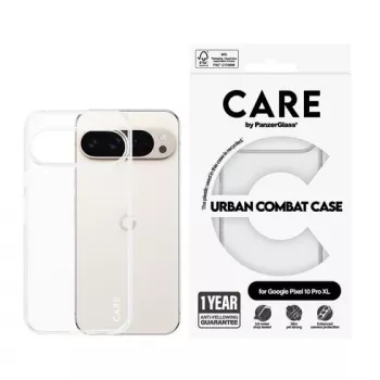 PanzerGlass CARE Flagship Case Urban Combat cover til Google Pixel 10 Pro XL, transparent