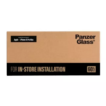 PanzerGlass skærmbeskyttelse iPhone 15 Pro Max UW-FastFit