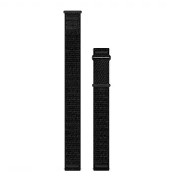 Garmin Quick Release nylon urrem 22 mm sort/skifergrå (010-14400-08)