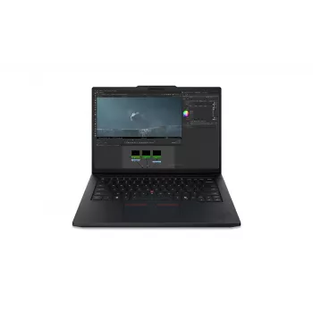 Lenovo ThinkPad P14s G7 mobil workstation - 14,5 inch 3K IPS, Intel Core Ultra 9 386H, 64GB DDR5, 1TB NVMe, NVIDIA RTX PRO 1000 8GB, Windows 11 Pro, sort, 3 års Premier Support + CO2-kompensation