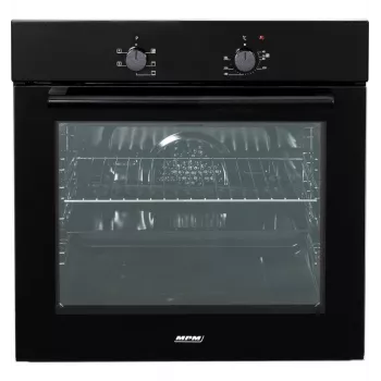MPM MPM-63-BO-12T indbygnings-elovn 65L sort/rustfrit stål