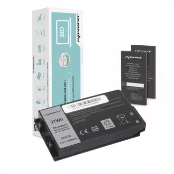 MOVANO batteri J7HTX til Dell Latitude 12 Rugged 7202 7212 7220 Tablet - 3600 mAh (27 Wh)