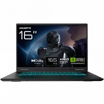 Gigabyte GAMING A16 3WHK3EEC94SH 16 inch QHD+ AMD Ryzen 7 260 16GB 1TB SSD RTX 5070 Windows 11 Home engelsk tastatur 2 års garanti