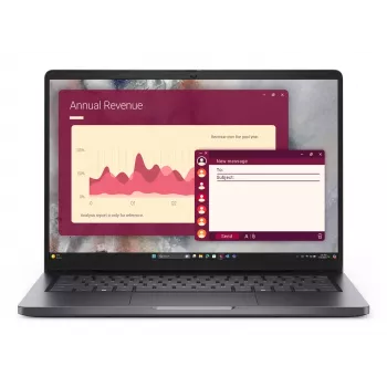 Dell Pro 14 PC14250 Laptop - Intel Core 5 220U, 16GB RAM, 512GB SSD, 14,0 inch FHD+ Skærm, Windows 11 Pro, 3 års ProSupport