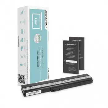 MOVANO batteri A32-K52 til Asus A52 A52F K52 K52F K52J - 4400 mAh (48 Wh)