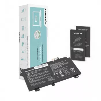MOVANO Batteri B31N1726 til Asus FX504 FX505 FX80G - 3900 mAh (44 Wh)