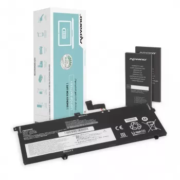 MOVANO batteri L18C6PD1 L18M6PD1 til Lenovo ThinkPad X13 X390 X395 - 4220 mAh (48 Wh)