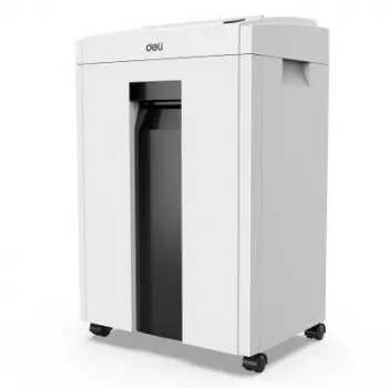 Deli E9952 makulator, krydssnit, 10 ark, 21L, sort