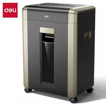 Deli ET099 cross-cut papirmakulator, 10 ark, 15L, P-4 sikkerhed